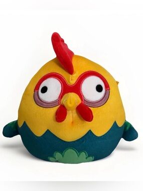 Disney Hei Hei Plush Toy Chicken Character Yellow Red Blue Stuffed Animal